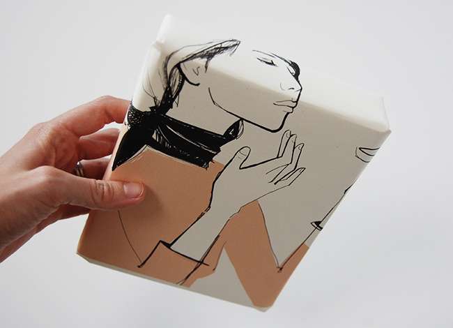 Recycled gift wrap ideas - old calendar