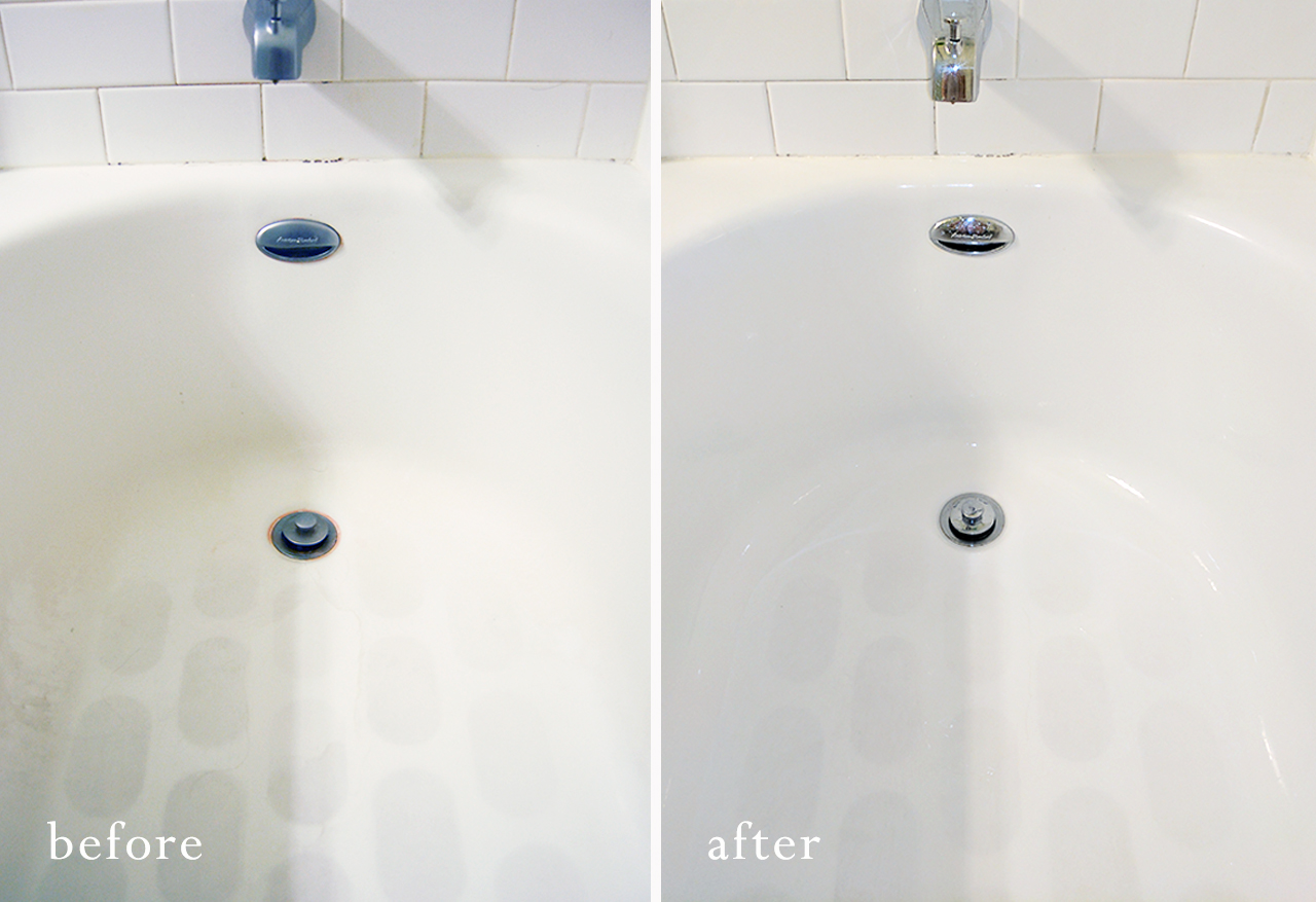 How To Deep Clean Your Shower And Bathtub, Natural Bathtub Cleaner