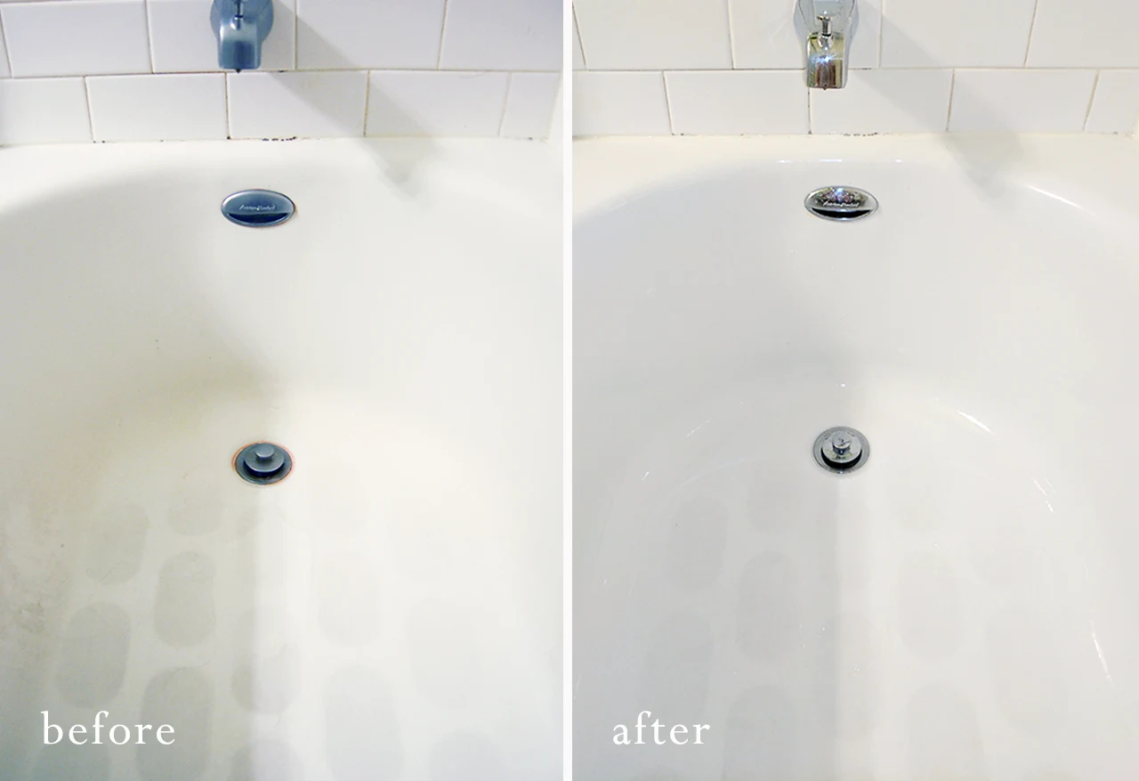 How To Deep Clean Your Shower And Bathtub, Clean Bathtub With Vinegar