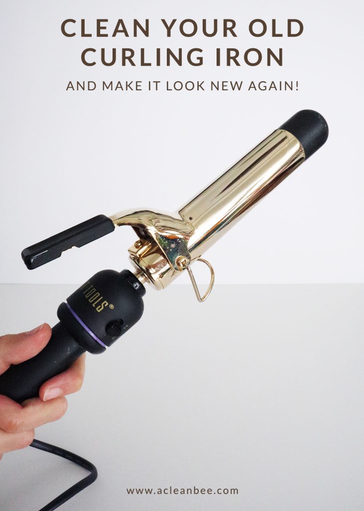 How to clean a curling iron