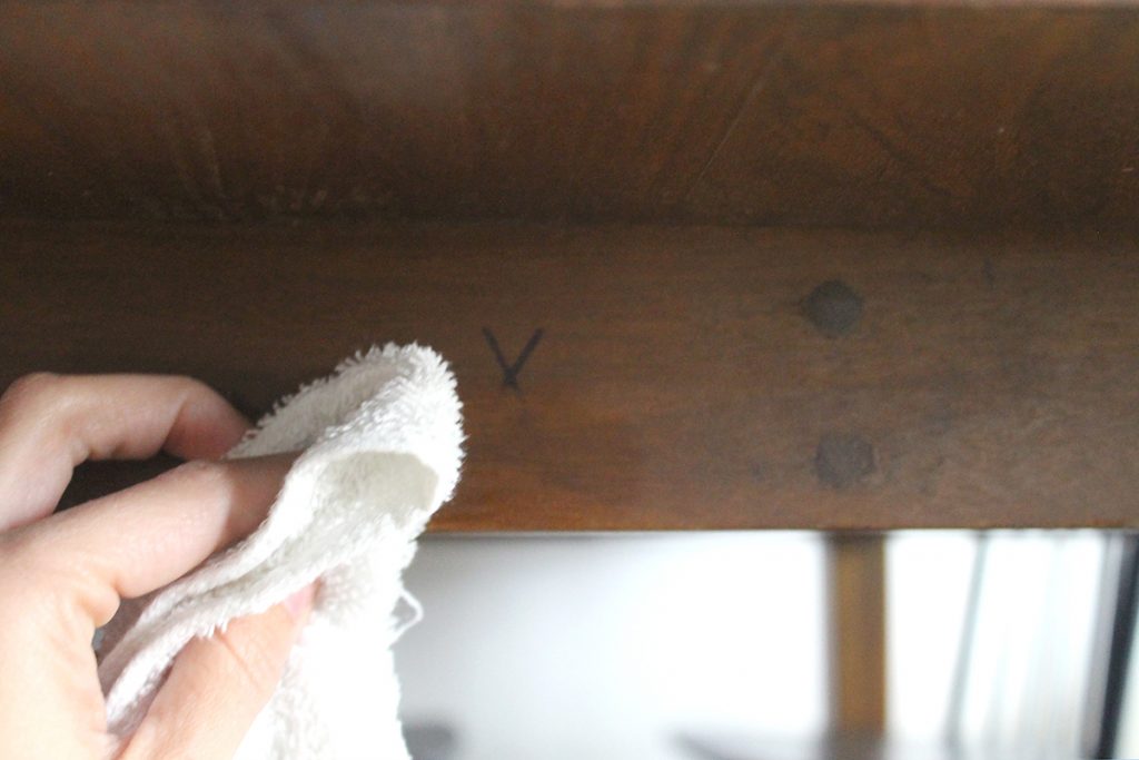How to remove permanent marker from wood